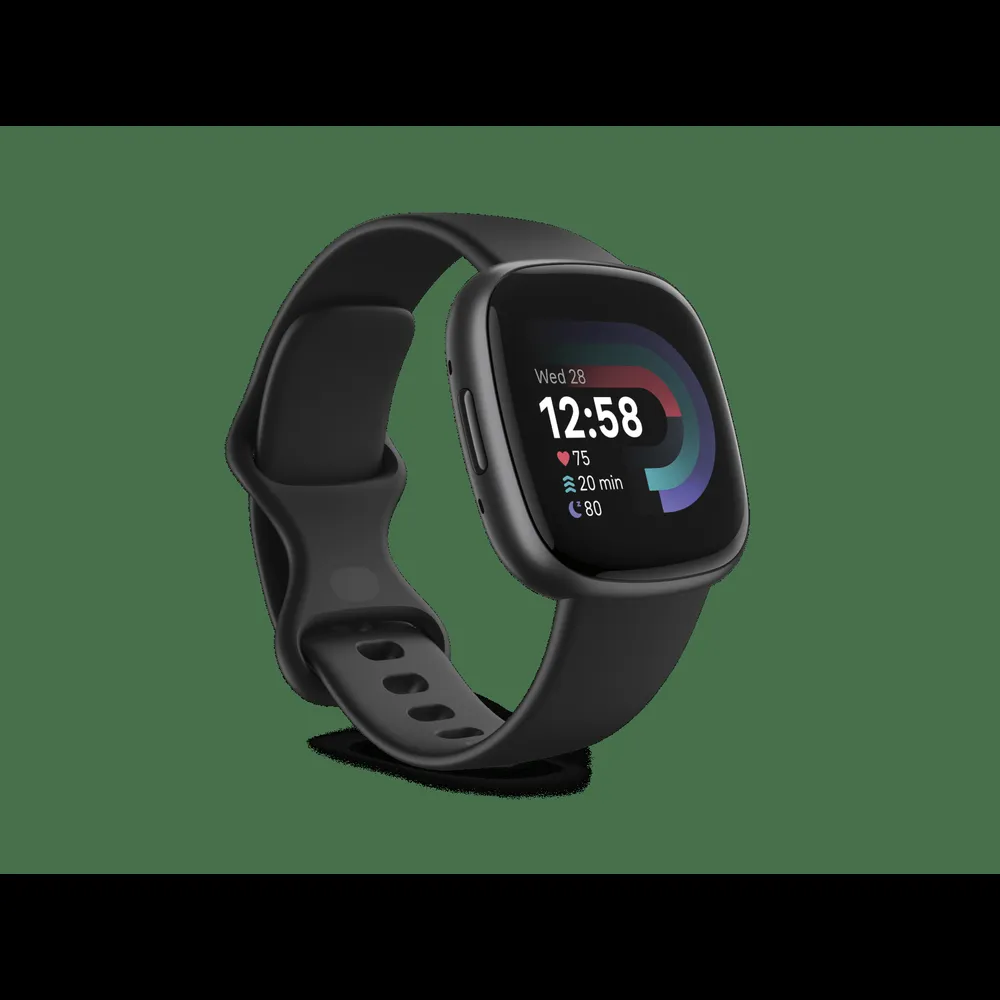 Fitbit Versa 4 Smartwatch with black band